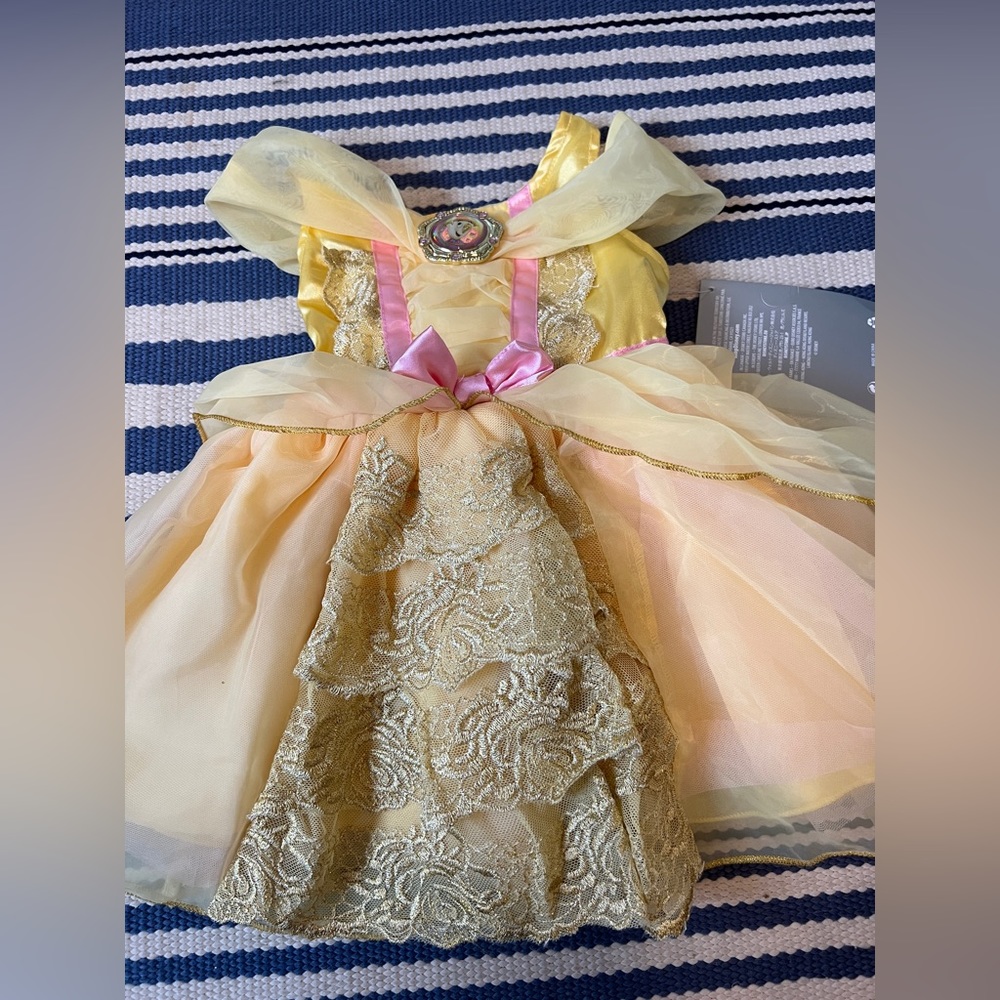 Disney NWT Infant Belle Beauty and the Beast Costume, 3-6 months